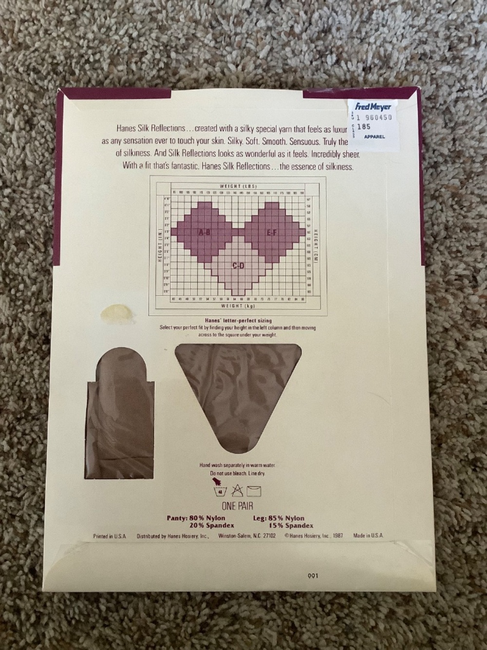 5 Pairs HANES Silk Reflections Control Top PANTYHOSE Size CD Nylons NEW Tan - Picture 5 of 11